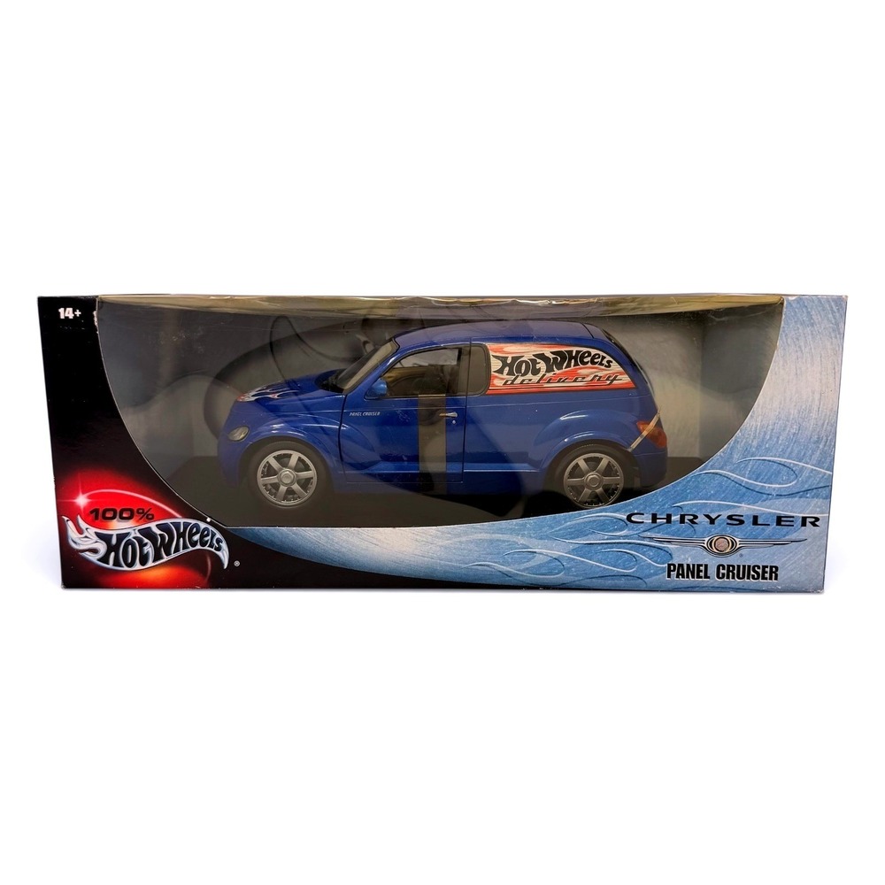 Hot Wheels‎ Chrysler Panel Cruiser 1:18 Diecast Blue Good Flame Graphics 29616